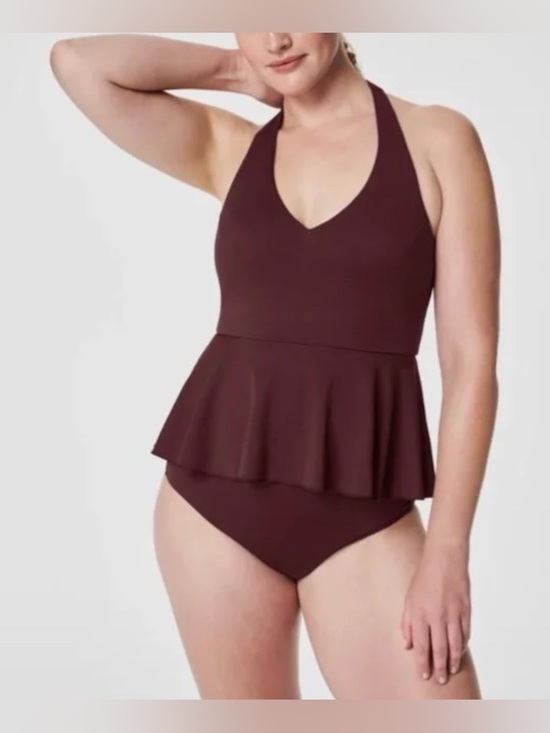 SPANX Other - Spanx pique full bust halter tankini